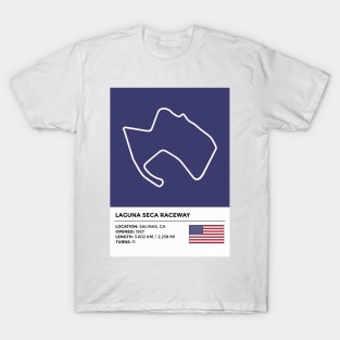 Laguna Seca Raceway [info] T-Shirt